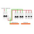 thumbnail image 3 of Enhanced 2P DC Miniature Circuit Breaker with 500V Rating, 4KA Breaking Capacity, and Fireproof Flame-Retardant Shell - Ideal for Solar PV Panel Grids, Solar-Wind Hybrid Systems - Overload & Short, 3 of 6