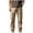 04 Khaki, variant on Weiqiqre Pants for Men Elastic Waist Casual Denim Cargo Pants with Cargo Pockets Trousers Full Length Pants