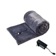 thumbnail image 1 of BAOPAI Couverture Chauffante Électrique en Flanelle Alimentée par USB - Coussin Chauffant Sécuritaire à Basse Tension avec 3 Réglages de Température, Parfait pour la Maison, les Voyages, le Camping et comme Cadeau, 1 of 5