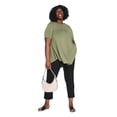 thumbnail image 2 of Lane Bryant Women'S Plus Boat-Neck T-Shirt, 2 of 6