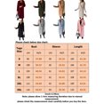 thumbnail image 2 of MAWCLOS Ladies Classic Solid Color Outwear Holiday Lapel Pea Coats Black M, 2 of 3