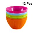 thumbnail image 2 of 12 Pcs Plastic Bowls Colorful Reusable Salad Bowls Facial Mask Seasoning Bowls Home Household Bowls (Random Color), 2 of 6