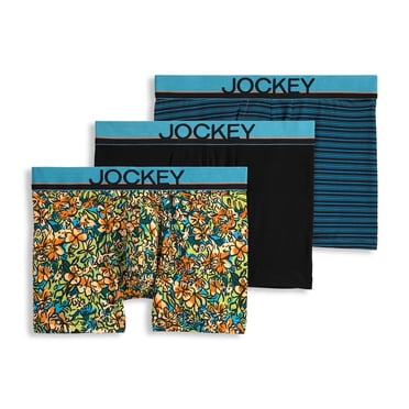 Jockey Men's True Style 4" Trunk - 3 Pack
