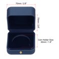 thumbnail image 2 of Boîte de Présentation de Pièces Boîte de Présentation de Pièces Boîte de Pièces avec Porte-Pièces Adaptée 45mm pour Collectionneurs de Dollars Argentés, Bleu, 2 of 6