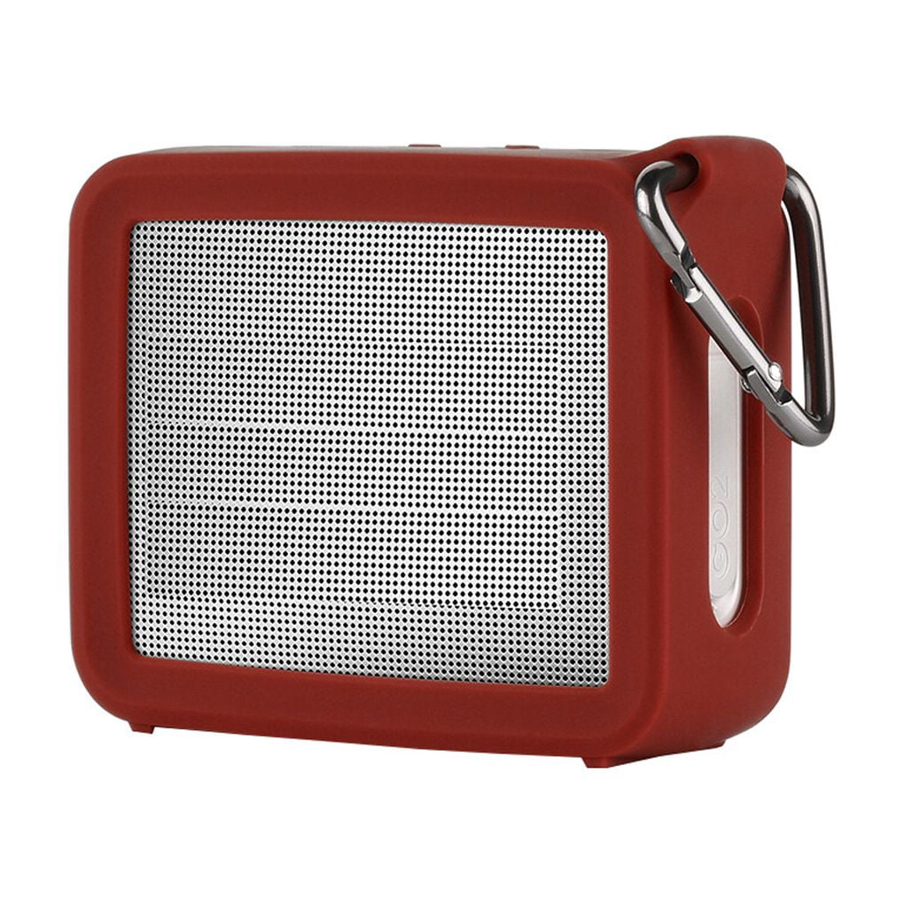 Bluetooth Speaker Cover Wireless Speaker Soundbox Silicone Protector cover replacement Replacement for JBL Go 2, Red
