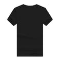 thumbnail image 4 of AherBiu Hauts Grande Taille pour Femmes T-Shirt à Manches Courtes Col Ras du Cou Été Décontracté Confortable T-Shirts Basiques, 4 of 4