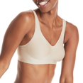 thumbnail image 2 of Hanes Womens Comfort Evolution Wirefree Bra, M, Nude, 2 of 2