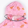 thumbnail image 4 of YOUSNH Imperméable pour Enfant Poncho Filles Imperméable à Capuche Manteaux une Pièce Réutilisable Imperméable d'Extérieur Filles Tenue de Pluie Rose_002 6-7 Ans, 4 of 6