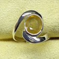 thumbnail image 1 of Natural Yellow Sapphire Ring,Birthstone Ring,adjustable Bezel set ring,Gemstone ring,Simple Ring,astrological purposes, 1 of 3