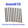thumbnail image 2 of 10 Pc 4mm Diamond Coated Drill Bits Set Hole Saw Cutter Tool Glass Granite Tile, 2 of 6