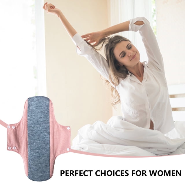 EGNMCR Nouvelle Serviette Hygiénique en Coton Couleur Graphène Guide Unique Humide Étanche Lavable Serviettes Hygiéniques Serviette Hygiénique en Coton