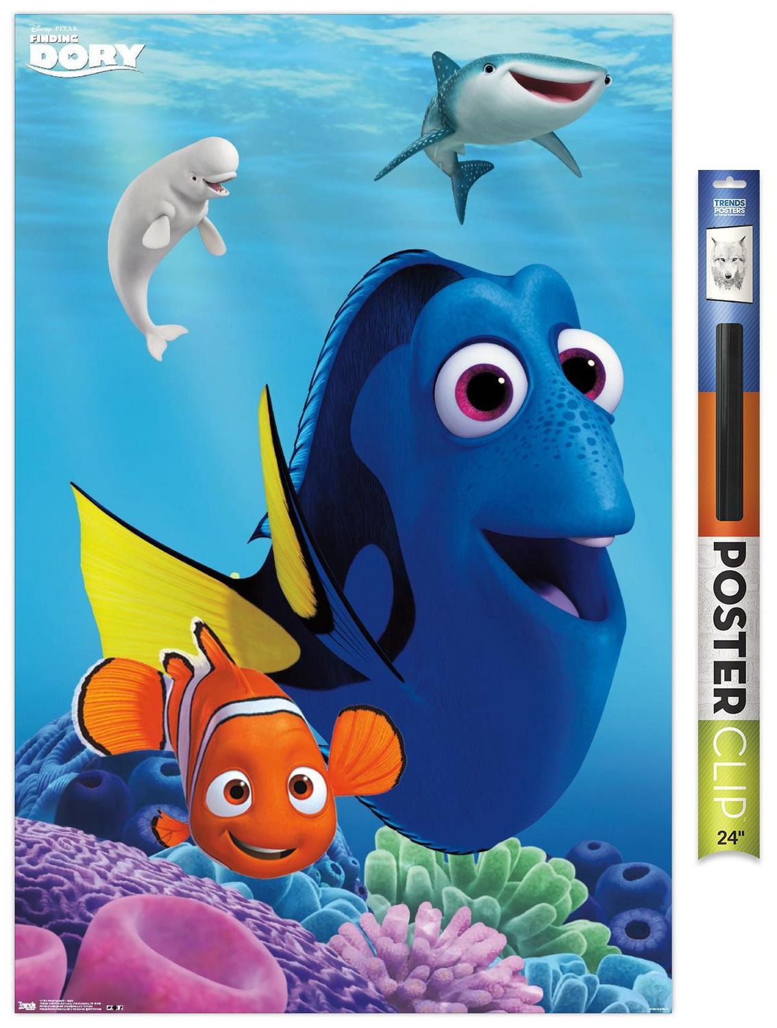 Disney Pixar Finding Dory - Wall Poster, 22.375" x 34"