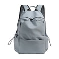 thumbnail image 1 of Unisex Backpack For Junior High High School Students Large Capacity Travel Bag Simple Design Durable School Bag Laptop Book Carrier Blue Color F-039 Blue, 1 of 6