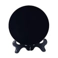 thumbnail image 3 of HILABEE Obsidian Circle Disc Obsidian Mirror,Black Round Mirror,,Home Decoration,Office S, 3 of 9