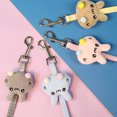 thumbnail image 4 of ruzhgo Leashes Tow Adjustable Animal Rope Traction Cute Lifelike Interesting Chest Strap Leash Teddy Cable Long-Lasting Blue Gray S, 4 of 6
