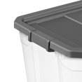 thumbnail image 4 of Sterilite 108 Qt Clear Stacker Storage Container w/ Latching Lid, 16 Pack, 4 of 12