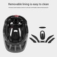 thumbnail image 3 of Adult Bike Helmet, 2 In 1 Helmet with Detachable Chin Guard for Urban  Biking Scooter, 3 of 8