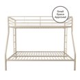 thumbnail image 2 of DHP Dusty Twin over Full Metal Bunk Bed, 2 of 7