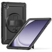 [PST] Samsung Galaxy Tab A11+ Plus / A9+ Plus Defender Case SM-X230 SM-X210, Shockproof Heavy Duty Rugged Kickstand Case with Hand Strap