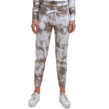 Calvin Klein Pantalon de Jogging Teinture sur Nœuds pour Femmes Beige