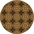 thumbnail image 1 of Ahgly Company Tapis d'Intérieur Lavables en Machine, Ronds de Nuit Transitionnel, Ronds de 8 Pi, 1 of 7