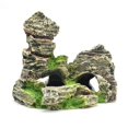 thumbnail image 1 of Vue sur la Montagne Aquarium Roche Grotte Arbre Pont Poisson Réservoir Ornement Décor Rockery, 1 of 5