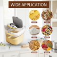 thumbnail image 3 of sugar container with spoon, Coffee and Dry Food Storage Containers, BPA-Free, Stackable, Easy-Clean, Perfect for Coffee, Flour, Sugar (0.85qt), 3 of 4
