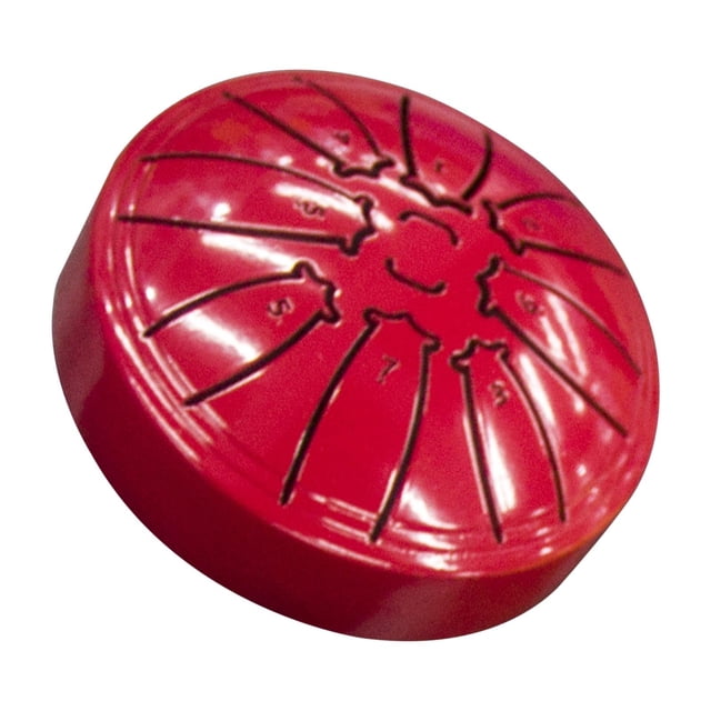 I-227 Red 8 Tone Mini Tongue Drum 4 Inch Carbon Steel Musical Instrument Compact Entry Level Hand Percussion Drum Stick