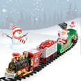 thumbnail image 2 of Rail Toys Train Xmas Tree Decoration Holiday Train Toy 35.64 Inch Diameter Train Set With Sound and Light Hanging Tree Xmas Decoration, 2 of 8
