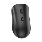 YFGEFTR Wireless Mouse, USB C Mouse 2.4G Silent Cordless Portable Computer Mice for Laptop, Notebook, Windows, Linux - Ambidextrous Black