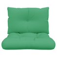 thumbnail image 2 of vidaXL Pallet Cushions 2 pcs Green Fabric, 2 of 5