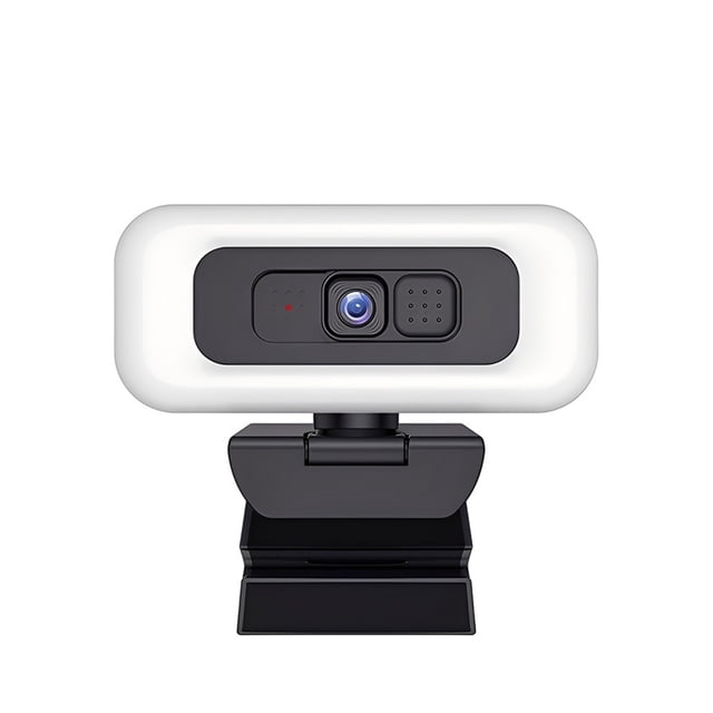 Portable Full HD 2K 4K Webcam PC Laptop Auto Focus Webcam Live Streaming Flexible With Microphone Live Broadcast With Light ,Easy to Operate