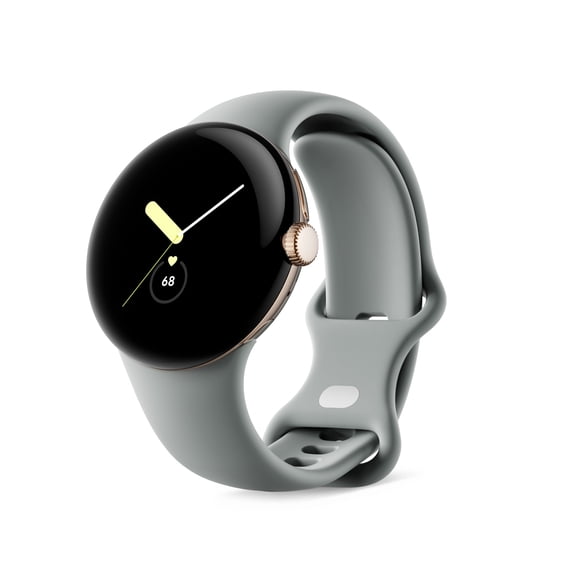 Refurbished Google Pixel Watch (2022) 41mm GWT9R (GPS + Cellular) Champagne Gold Stainless Steel (Grade A)