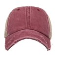 thumbnail image 4 of Unisex Men Women Solid Color Sun Hat Adjustable Baseball Cap Hip Hop Hat, 4 of 4
