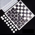 thumbnail image 1 of maskred Silicone Échecs Moule Résine DIY Anti-Adhésif Réutilisables Mignon Main Moules Résistants à la Chaleur 3D Artisanats Gagets Échiquier 2PCS, 1 of 6