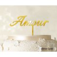thumbnail image 1 of Personalized Name Cake Topper Custom Cake Topper Color Option Available 5-7 Inches Wide, 1 of 1