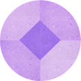 thumbnail image 1 of Ahgly Company Tapis d'Intérieur Lavables à la Machine, Ronds, Héliotropes, Violets, 5' Ronds, 1 of 7