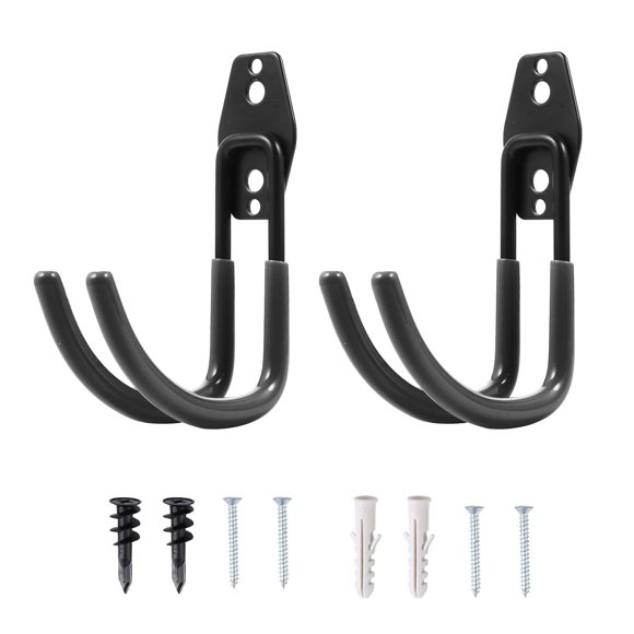 Shisuyan J Hook For Wire Shelving Iron Spraying Plastics 2Pcs 5.9X4.3X1.4In