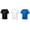 Black / White / Royal Blue, variant on Blank Activewear Pack of 3 Men's T-Shirt, Quick Dry Performance fabric