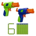thumbnail image 1 of Adventure Force Triple Blast Foam Dart Blaster Set, Spring-Powered Auto-Indexing Design, 2 Dart Blaster with 6 Accu-Blast Darts, Compatible with Most Standard NERF and XShot Dart Blasters, Ages 8+, 1 of 5