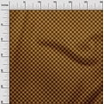 thumbnail image 3 of oneOone Silk Tabby Orange Fabric Check Sewing Material Print Fabric By The Yard 42 Inch Wide, 3 of 4