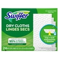 thumbnail image 2 of Swiffer Sweep + Mop, Dry Pads Refill, Floor Cleaner, Cleaning Cloths, Unscented, 48ct, 2 of 10
