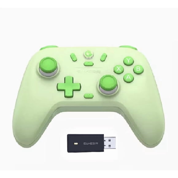 GameSir Nova Lite Wireless Gamepad Controller with Bluetooth, Dongle, Wired for Switch, Android, IOS, PC & Steam Games(Green with Receiver)