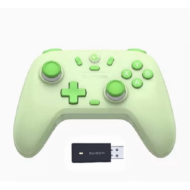 GameSir Nova Lite Wireless Gamepad Controller with Bluetooth, Dongle, Wired for Switch, Android, IOS, PC & Steam Games(Green with Receiver)