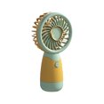 thumbnail image 1 of TopLLC Mini Handheld Fan, Matching Color Design Portable Personal Table Fan, USB Rechargeable Battery Operated Handheld/Desktop Electric Fan Low Noise Strong Airflow Cooling Fan for Office Travel, 1 of 9
