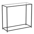 thumbnail image 3 of Safdie & Co. Table Console 31L Verre Métal Noir, 3 of 4