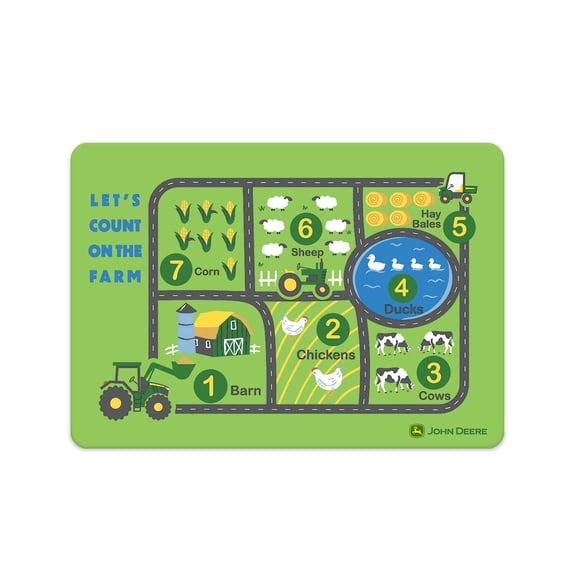 John Deere "Count on Farm" placemat