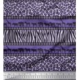 thumbnail image 1 of Soimoi Rayon Fabric Animal Skin & Animals Group Print Fabric by The Yard 56 Inch Wide, 1 of 3