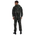 thumbnail image 2 of Miaeowve Mens Motorcycle Rain Suit One Piece Hooded Jumpsuit Reflective Strip Waterproof Rainsuit Camouflage 185/3XL, 2 of 7