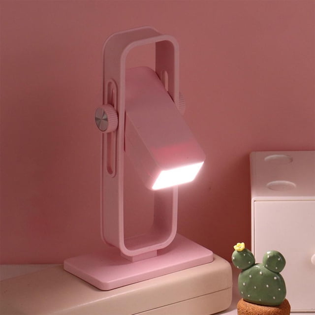 Feltree Lampe de Lecture pour Livres à 360°, Lumière de Bureau LED, Rechargeable par USB et Angles Réglables, Deux Modes d'Éclairage (Blanc/chaud) pour le Travail de Bureau, l'Étude et la Table de Chevet